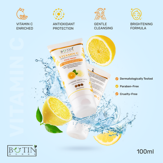 Unveil Radiant Skin with Botinherbs Vitamin C Facewash: Your Daily Glow Booster