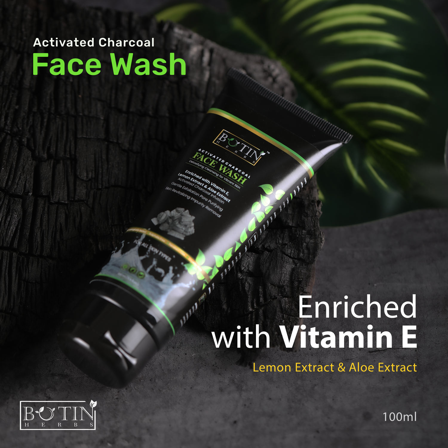 Botinherbs Activated Charcoal Facewash.