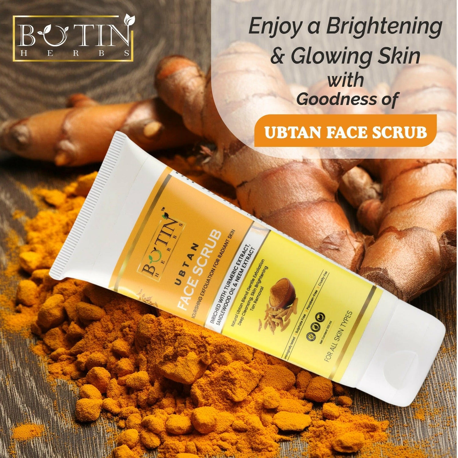 Botinherbs Ubtan Scrub.